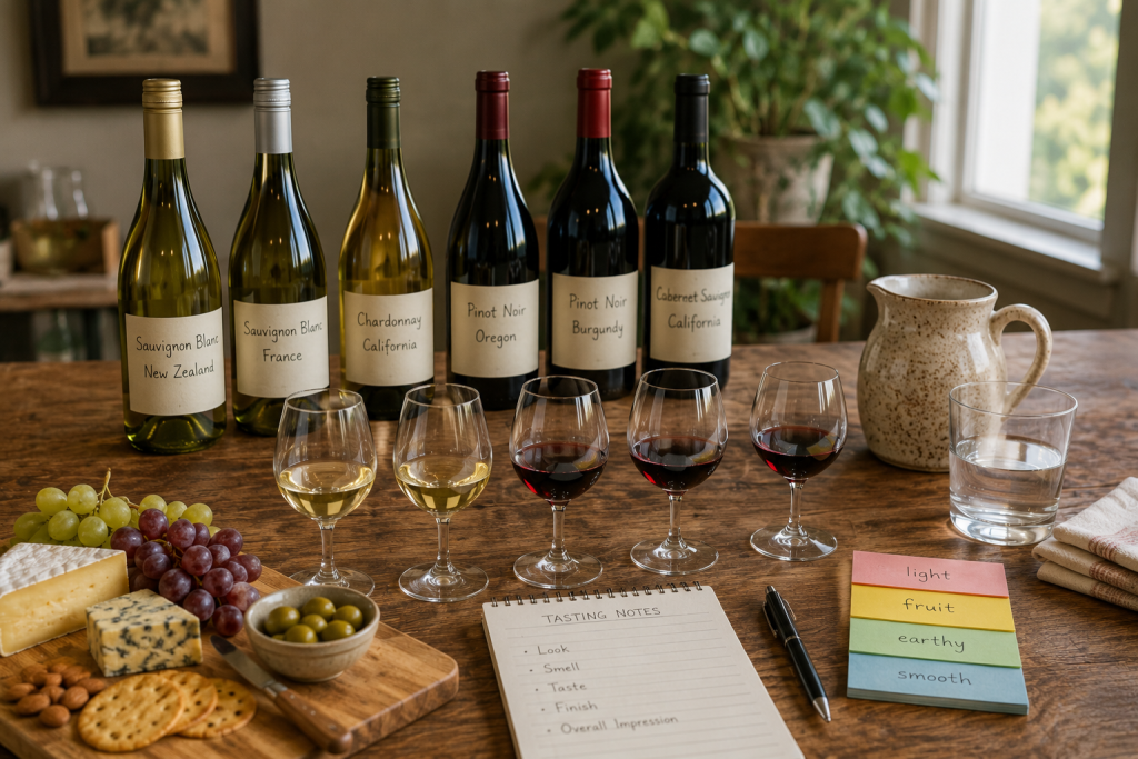 Wine tasting supplies